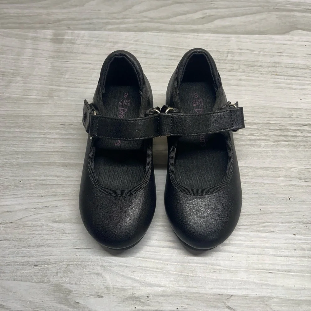 Dream Pairs Mary Jane Black Tap Shoes Toddler Little Girl’s size 8